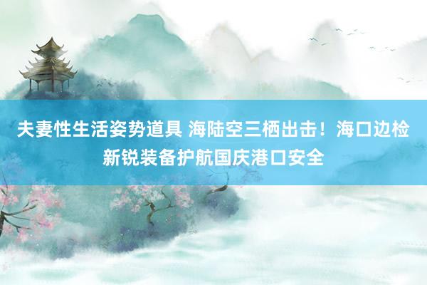 夫妻性生活姿势道具 海陆空三栖出击！海口边检新锐装备护航国庆港口安全