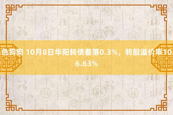 色狗狗 10月8日华阳转债着落0.3%，转股溢价率106.63%