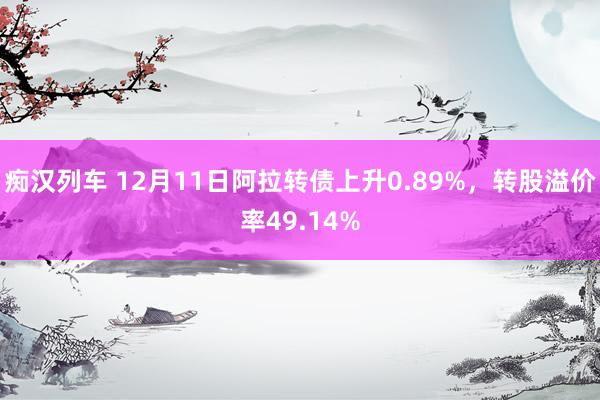 痴汉列车 12月11日阿拉转债上升0.89%，转股溢价率49.14%