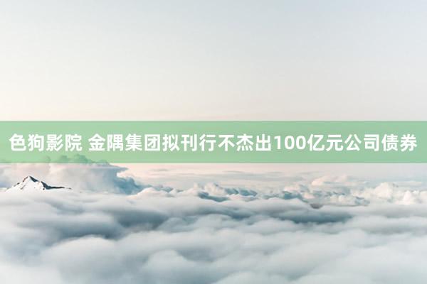 色狗影院 金隅集团拟刊行不杰出100亿元公司债券