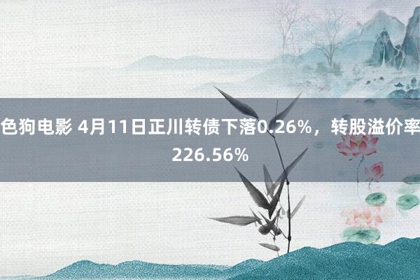 色狗电影 4月11日正川转债下落0.26%，转股溢价率226.56%