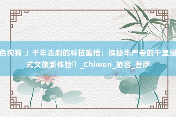色狗狗 ‌千年古刹的科技醒悟：探秘华严寺的千里浸式文旅新体验‌_Chiwen_旅客_菩萨
