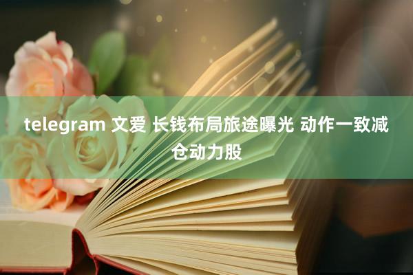 telegram 文爱 长钱布局旅途曝光 动作一致减仓动力股