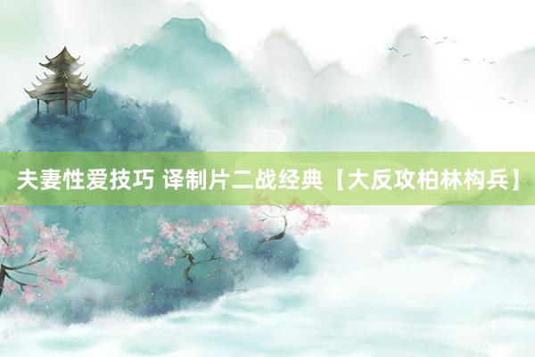 夫妻性爱技巧 译制片二战经典【大反攻柏林构兵】